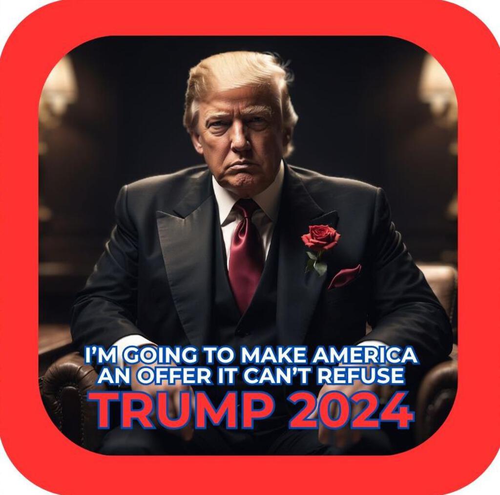 Donald Trump Donfather Make America Offer Funny Premium Drink Coaster Resin With Cork Backing 266713 trump_offer 266713