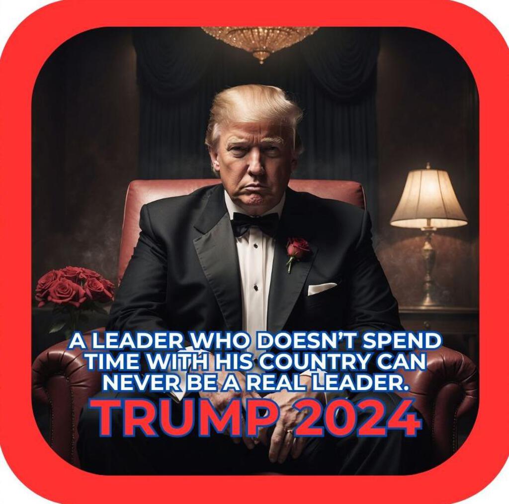 Donald Trump Donfather Real Leader  Funny Premium Drink Coaster Resin With Cork Backing 266714 trump_spend_time 266714