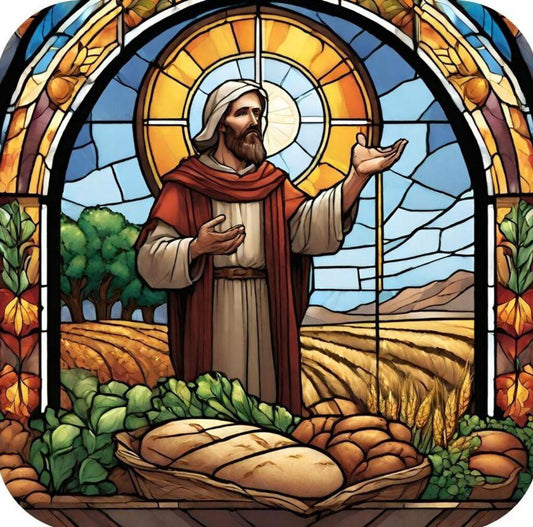 2 Corinthians 9 10 He Who Supplies Seed Premium Drink Coaster Resin With Cork Backing 267196