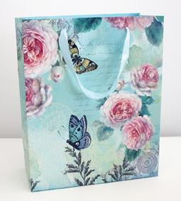 BUTTERFLY BLOOMS Large Premium Paper Gift Bag With Handle | BB011 | 257400